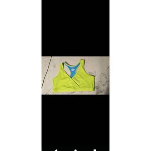 Brooks Moving Comfort Size XL 38AB - 40A Green Sports Bra